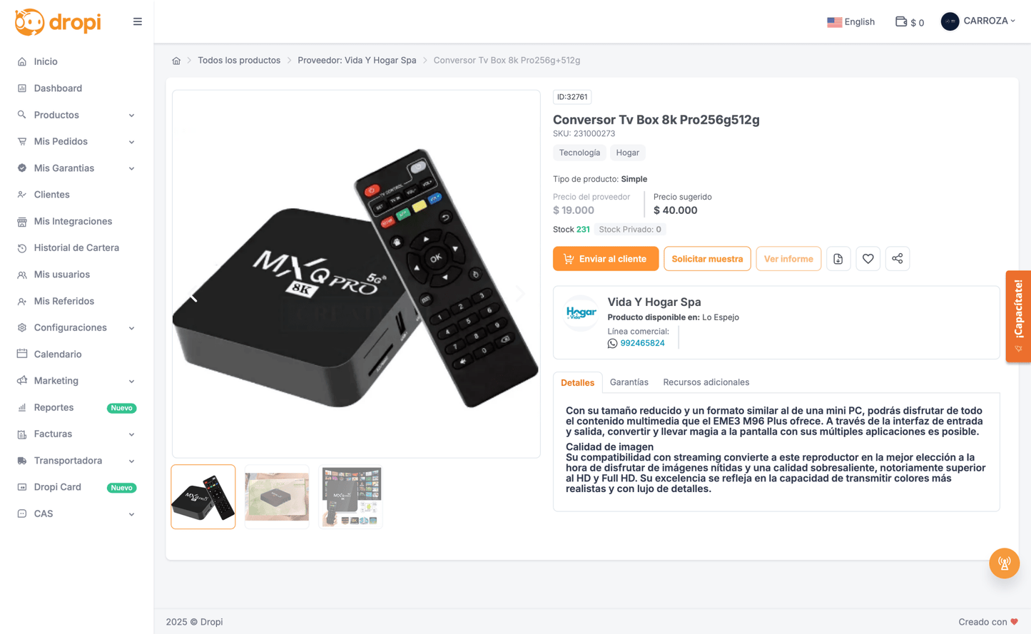¡OFERTA ÚNICA!💥TV BOX 8K PRO 256G - SMART TV 📺 - Inversiones Austral ecommerce