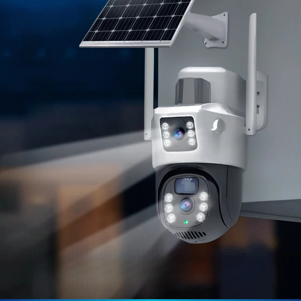 Cámara Seguridad Solar WiFi Sin Cables - Visión Nocturna HD - Envío Gratis Chile