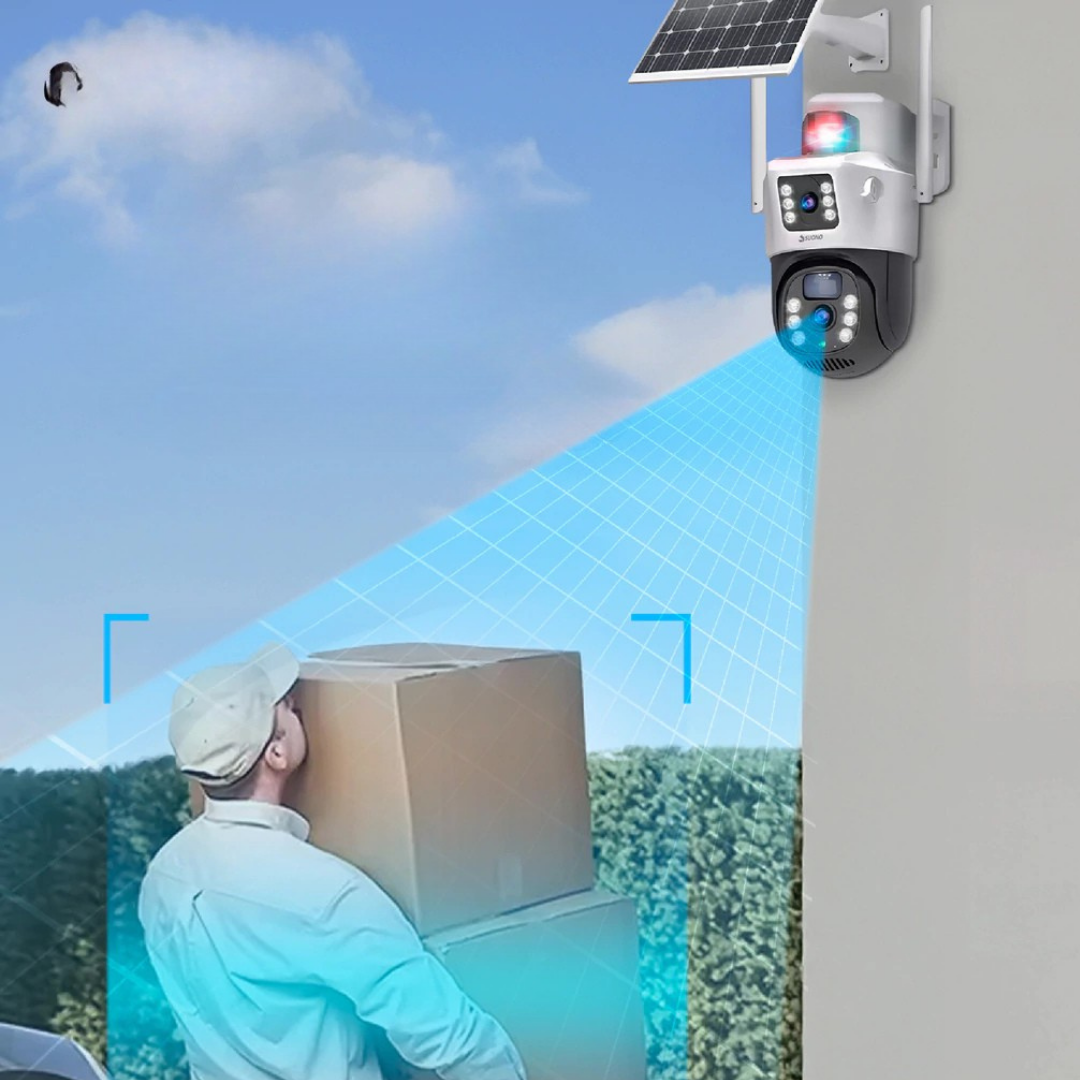 Cámara Seguridad Solar WiFi Sin Cables - Visión Nocturna HD - Envío Gratis Chile