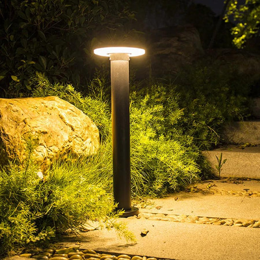 Aplique Tower Led 7w Torre Led Negro Para Jardín Pasillo Camino Luz Neutra 4000k 360° 220v Ip44 - Inversiones Austral ecommerce