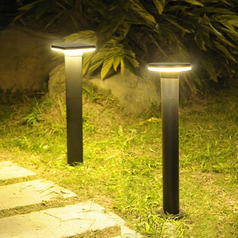 Aplique Tower Led 7w Torre Led Negro Para Jardín Pasillo Camino Luz Neutra 4000k 360° 220v Ip44 - Inversiones Austral ecommerce