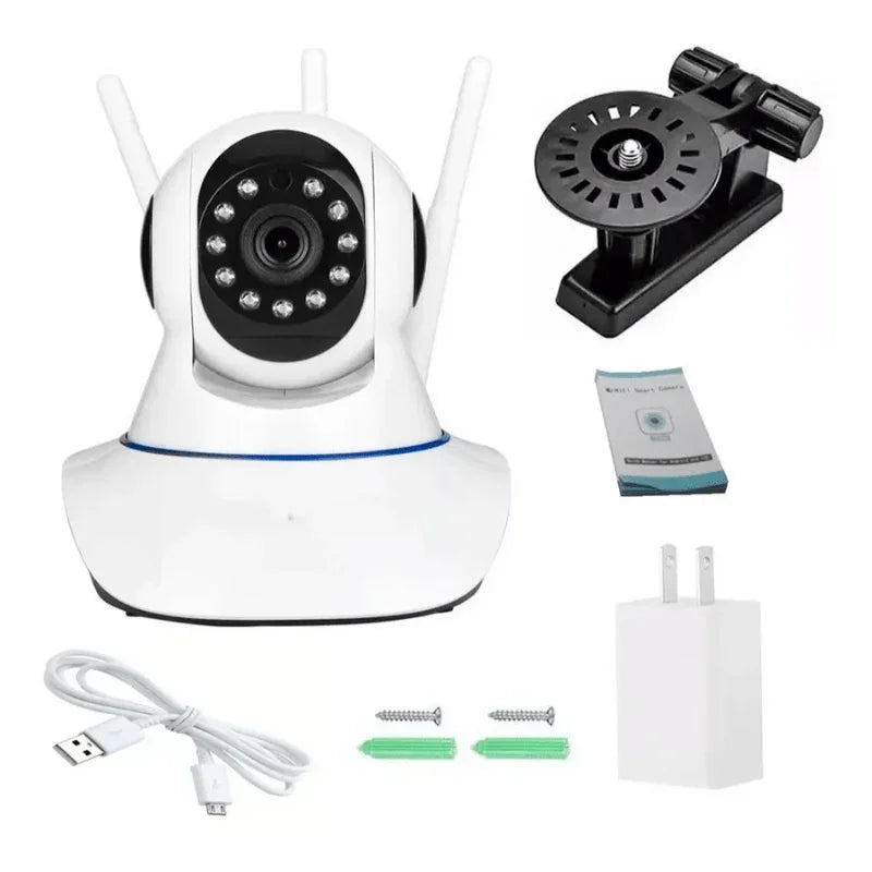 Cámara Robotica IP inalámbrica 360º – Full HD – WIFI | 3 antenas - Inversiones Austral ecommerce