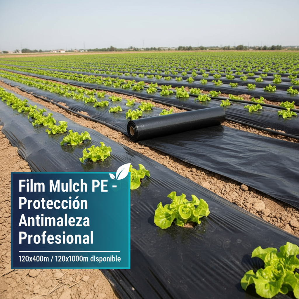 Film Mulch PE - Protección Antimaleza Profesional