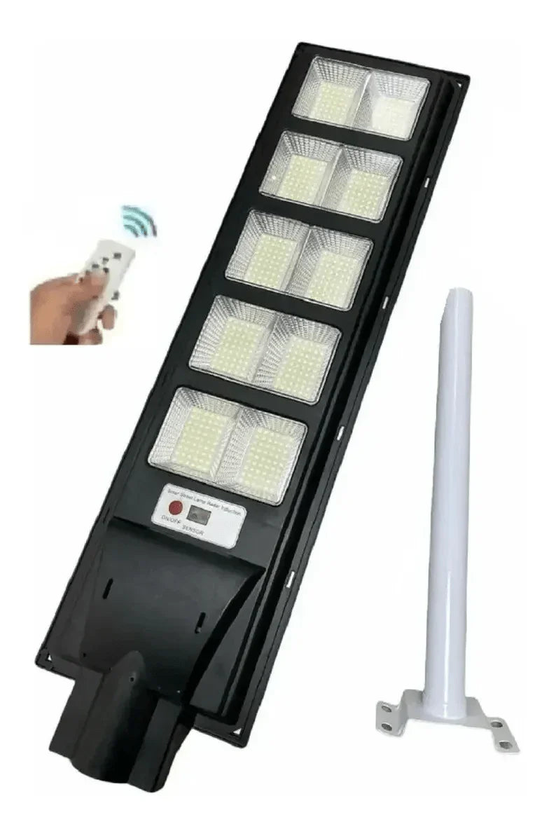 Foco LED solar para Exterior con Sensor de Movimiento 1400W Negro Luz Blanco Frío - Inversiones Austral ecommerce