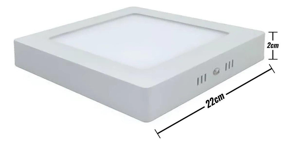 Foco Panel Techo Austral 12w Blanco Cálido 220v - Inversiones Austral ecommerce