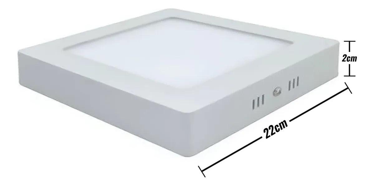 Foco Panel Techo Austral 12w Blanco Cálido 220v - Inversiones Austral ecommerce