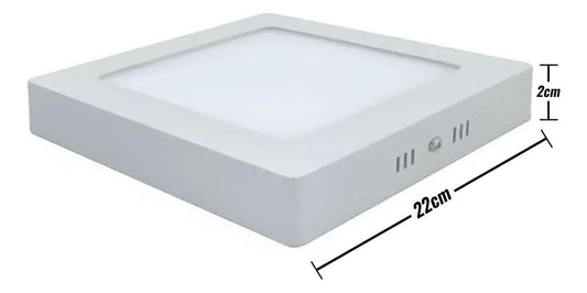 Foco Panel Techo Austral 12w Blanco Cálido 220v - Inversiones Austral ecommerce