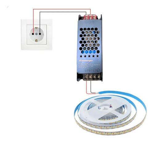 Fuente De Poder profesional para Cintas Led y Camaras, Switching 24v-50w 3,2a - Inversiones Austral ecommerce