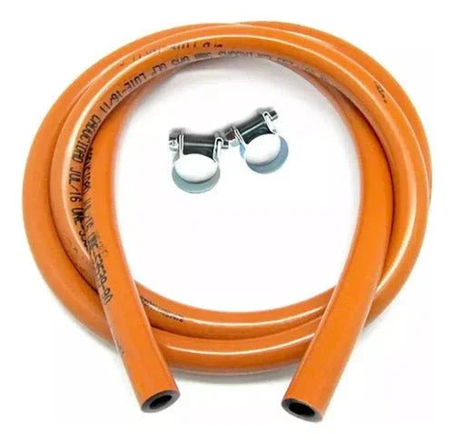 Kit Manguera Para Gas Licuado De 1,5 Metros + Abrazadera Metálica - Inversiones Austral ecommerce