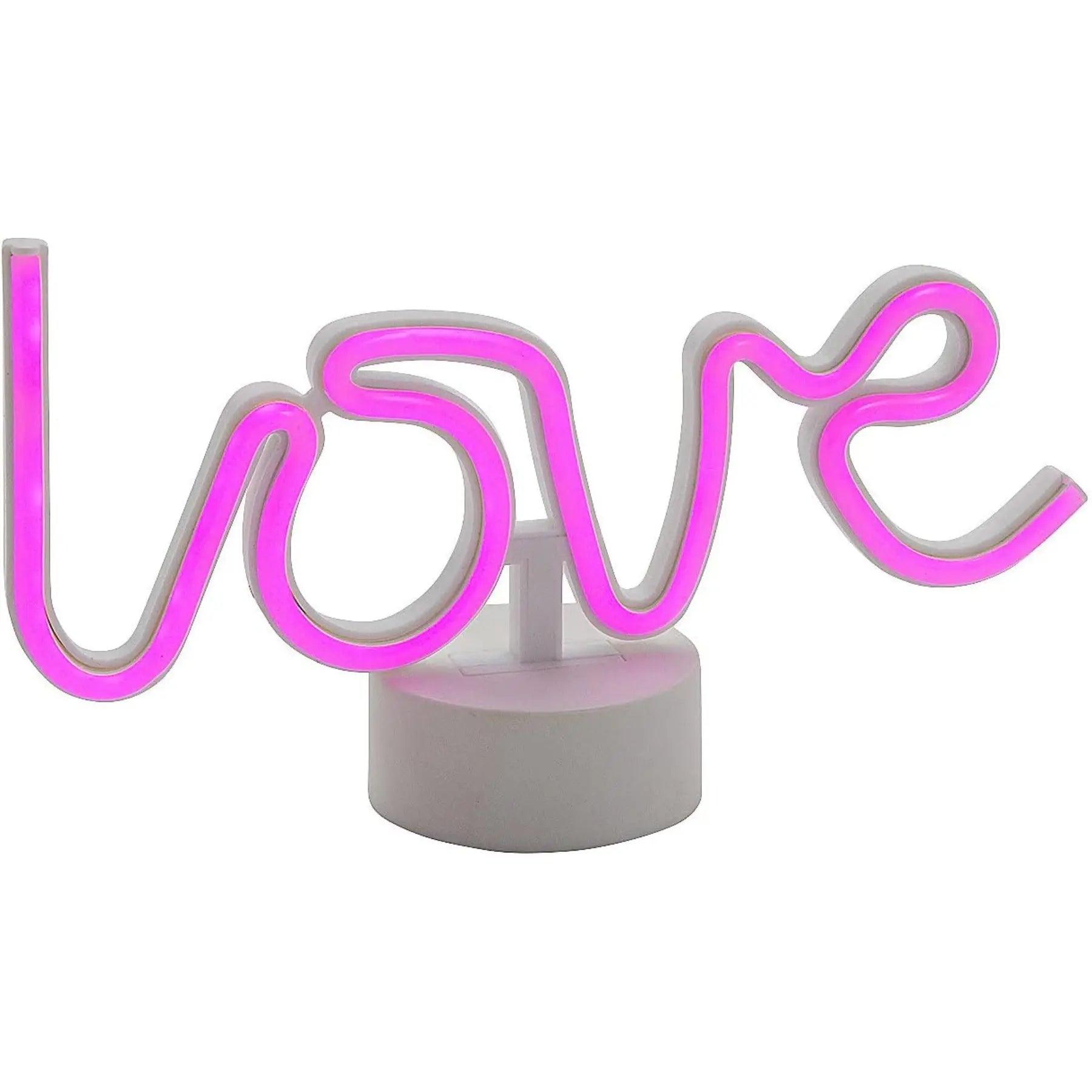 Letrero Led Decorativo Diseño Love - Inversiones Austral ecommerce