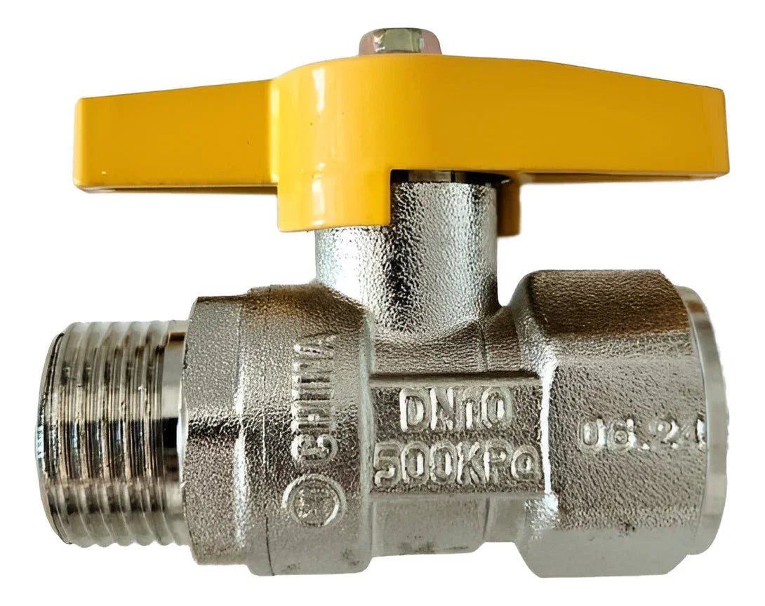 Llave Paso Para Gas Hi-he 1/2 - Certificada 1 unidad - Inversiones Austral ecommerce