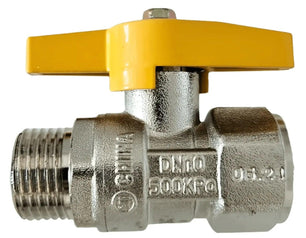 pack 10 Llaves Paso Para Gas Hi-he 1/2 - Certificada - Inversiones Austral ecommerce