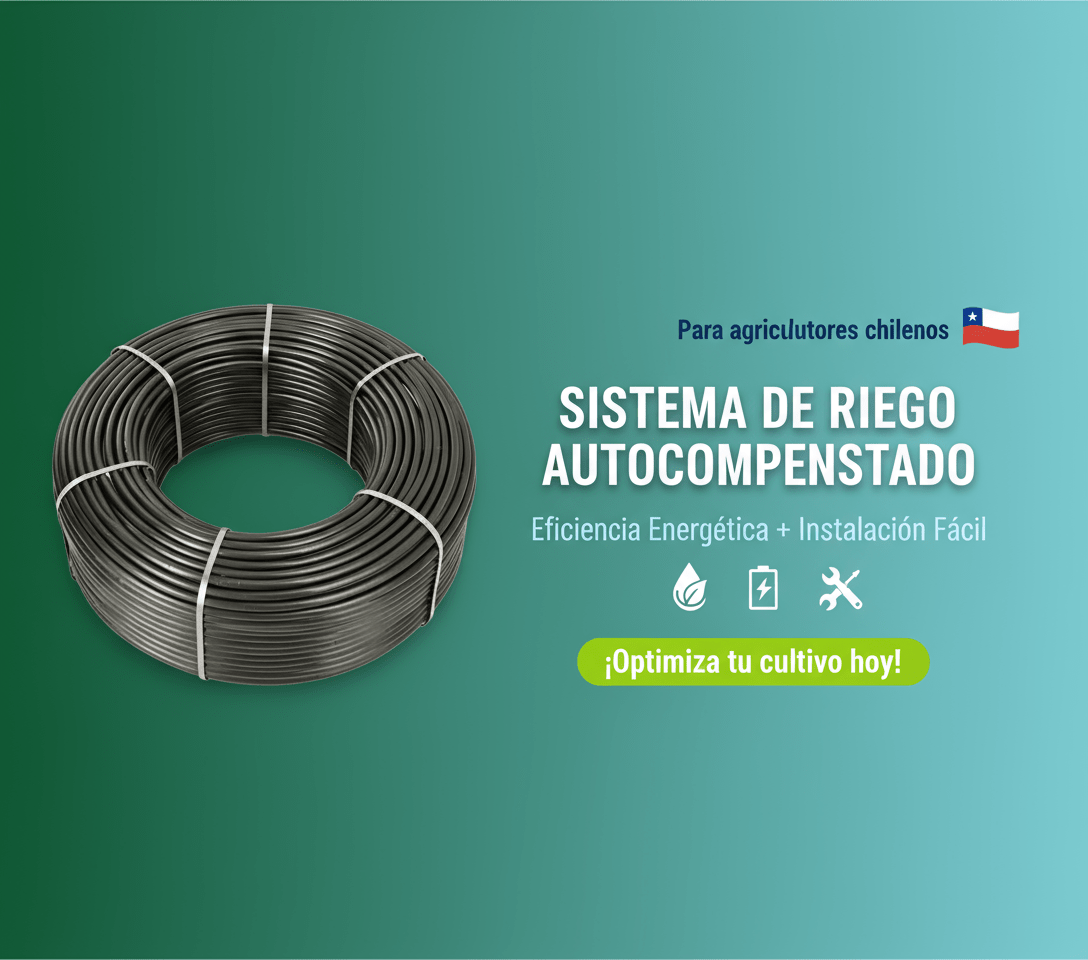 Plansa Gotero Integrado 2 L/h Autocompensado 16 Mm 500 Mt ( 60 cms x gotero) - Inversiones Austral ecommerce