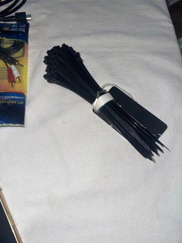 Precintos amarras Plasticas 100 Unidades 4,8mm X 200mm (20cm Blanc) - Inversiones Austral ecommerce