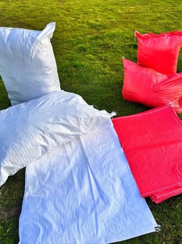 Sacos Escombros Corral 50 Un. 70x45 25 Kg Rojo Pp - Inversiones Austral ecommerce